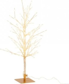 Zlatý kovový strom s LED svetielkami Christmas Tree Gold - 34 * 30 * 59 cm