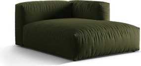 Zelený modul pohovky (pravý roh) Martina – Micadoni Home