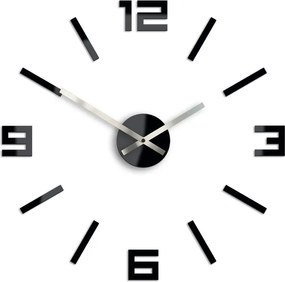 Moderné nástenné hodiny ARABIC BLACK black