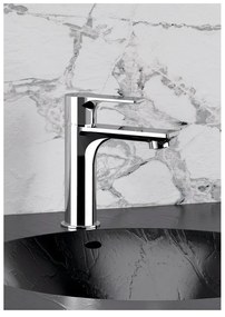 Stojančeková umývadlová batéria v lesklej striebornej farbe Pax – Sapho