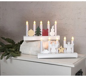 Biela vianočná svetelná dekorácia Julia – Star Trading