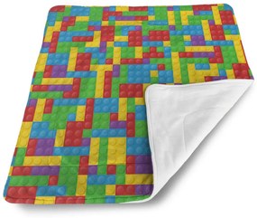 Sablio Deka pre bábätko Farebná stavebnica - 80x100 cm