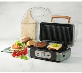 DOMO DO9276C sendvičovač 3 v 1, matná zelená