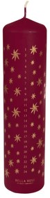 Bella Rose Adventná sviečka Hviezdičky