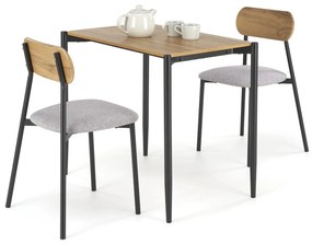 Jedálenský set Nandy (naturálna + čierna) (pre 2 osoby). Vlastná spoľahlivá doprava až k Vám domov. 1092410