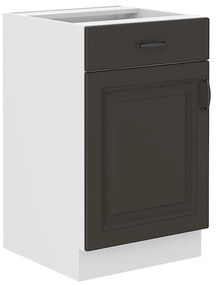 Kuchynská skrinka STILO grafit mat/biely 50d 1f 1s bb