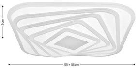 Brilagi - LED Stmievateľné stropné svietidlo MODERN LED/210W/230V 2700-6500K + DO