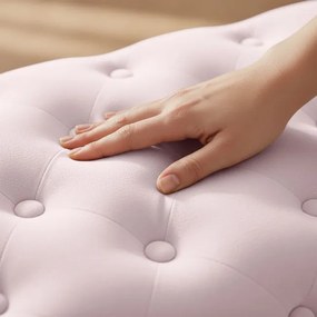 Taburetka MADRID púdrovo ružová