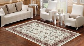 TA Koberec K473C WHITE COLORADO BIL Červený Obdĺžnikový Rozmer: 60x100 cm
