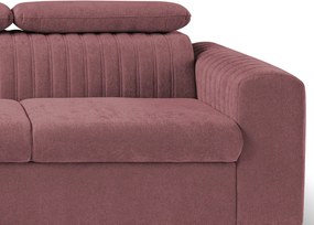 Rohová sedačka Sansa, staroružová látka, ľavý roh