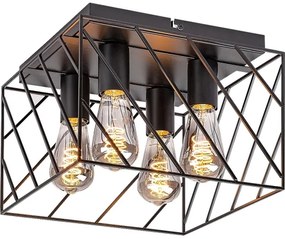 Rabalux 71027 - Stropné svietidlo BOROO 4xE27/25W/230V