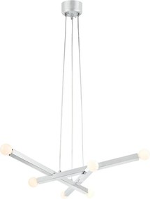 Kovové závesné svietidlo v striebornej farbe Stack – Markslöjd