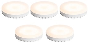 Sada 5 LED žiaroviek GX53 7W 750 lm 3000K