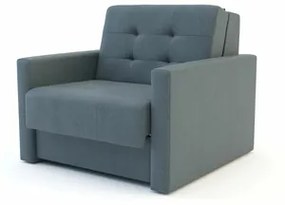 Malá pohovka MONDO šedá, rozkladacia