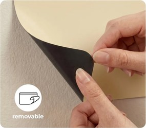 Samolepiaca magnetická fólia v oválnom tvare 120 × 90 cm - béžová