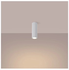 Biele bodové svietidlo Gleam – Sollux