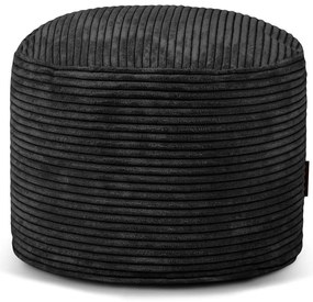 Čierny menčestrový sedací vak Mini – SLOWDOWN