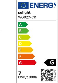 Mereo Mereo, Led kúpeľňové osvetlenie nad zrkadlo, strieborné, 40 cm, 7 W, 455 lm, 4000 K, IP44, 230 V, MER-CN700G40