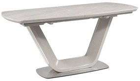 Jedálenský stôl Avery II 160 × 90 cm, sivá