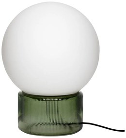 Bielo-zelená stolová lampa (výška 33 cm) Sphere – Hübsch