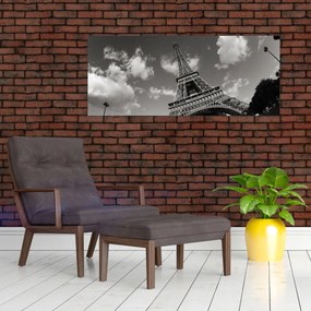 Obraz - Eiffelova veža v Paríži (120x50 cm)