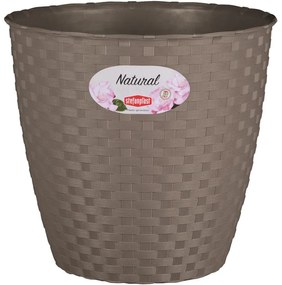 Kvetináč Natural 29 cm sivý