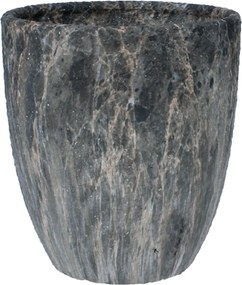 KERAMICKÝ OBAL NA KVETINOVÝ KÔŠ 20,5 x 20,5 x 23 CM S EFEKTOM MARMORU *5610
