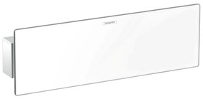 Hansgrohe FixFit, prípojka hadice Porter 300 so sprchovým držiakom a poličkou, biela/chróm, HAN-26456400