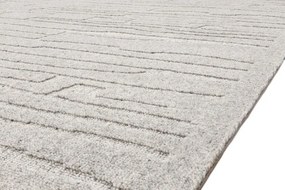 Koberec Agnella Morphic Rifts H svetlosivý