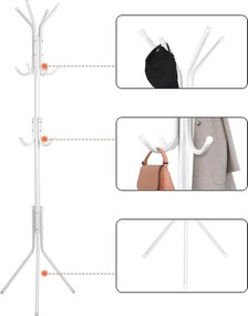 Stojanový vešiak PABLO - biely