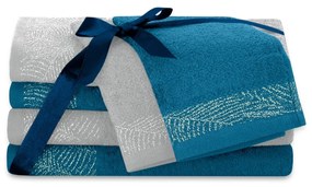Sada 6 ks ručníků BELLIS klasický styl modrá