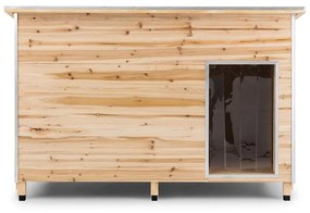 Schloss Wuff, búda pre psa, veľkosť XL, 110 x 160 x 100 cm, izolovaná, závetrie, drevo