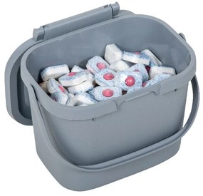 Sivá nádoba na kompostovateľný odpad z recyklovaného plastu Addis Eco Range
