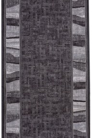 Koberce Breno Behúň LINEA 97, šíře role 100 cm, sivá