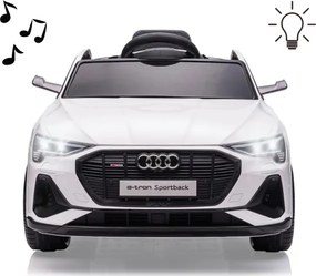 Elektrické autíčko Audi E-Tron Sportback biele