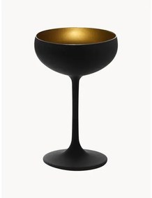 Krištáľové poháre na šampanské Elements, 6 ks