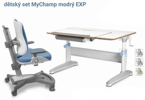 Detský set Mayer – rastúca stolička MYCHAMP a rastúci stôl EXPERT modrý
