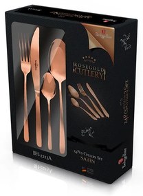 Sada príborov Rose Gold Collection BH-2213, 24 ks