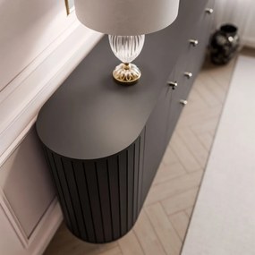 KOMODA LANDRY PRESTIGE 2D3 ČIERNA 190 cm