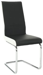 Jedálenská stolička Nacton (čierna + biela). Vlastná spoľahlivá doprava až k Vám domov. 808088