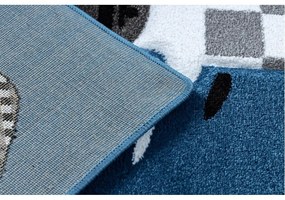 Detský kusový koberec Formule modrý 200x290cm