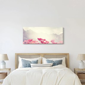 Obraz - Vlčie maky (120x50 cm)
