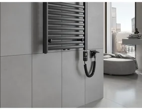 Mexen Hades, elektrické vykurovacie teleso 1800 x 600 mm, 900 W, čierna, W104-1800-600-2900-70