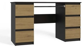 PC stolík Kwazulu 1 (antracit + dub artisan). Akcia -18%. Vlastná spoľahlivá doprava až k Vám domov. 1132440