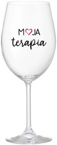 MOJA TERAPIA - priehľadný pohár na víno 350 ml