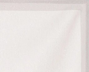 Vianočný obrus 80x80 cm, biely so striebornými vtkanými nitkami