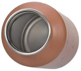 Antikorová fľaša na pitie - Happy Prints caramel