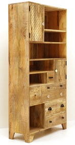 furniture-nabytek.cz - Úzka knižnica 90x180x35 z dreva mango
