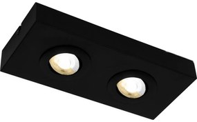 Briloner 3996025 - LED Bodové svietidlo CTS 2xLED/4W/230V 2700/4000K čierna BL1878