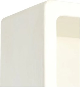 Krémová knižnica 60x190 cm Naluno – Light &amp; Living